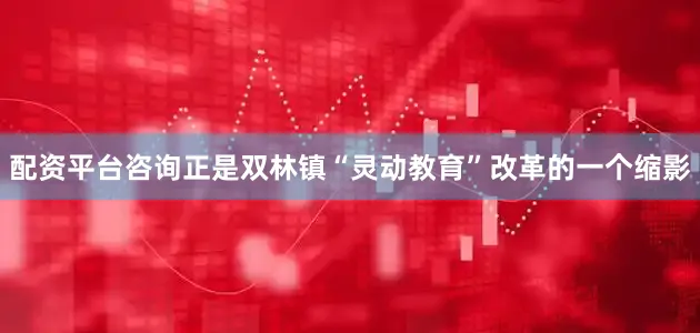 配资平台咨询正是双林镇“灵动教育”改革的一个缩影